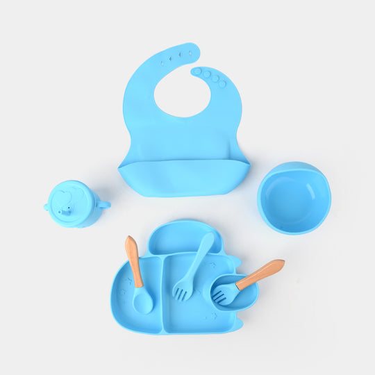 Adorable Food Grade Silicone Baby Tableware Set 7Pcs Set | 1545
