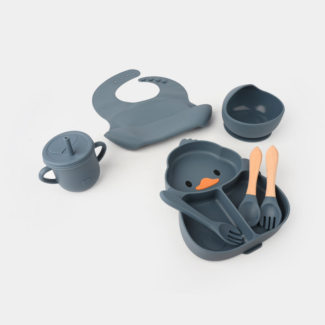 Adorable Food Grade Silicone Baby Tableware Set 7Pcs Set | 1545