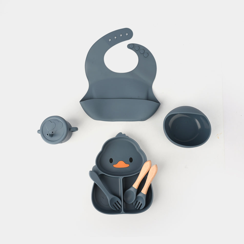Adorable Food Grade Silicone Baby Tableware Set 7Pcs Set | 1545