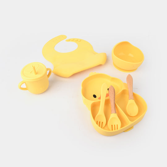 Adorable Food Grade Silicone Baby Tableware Set 7Pcs Set | 1545