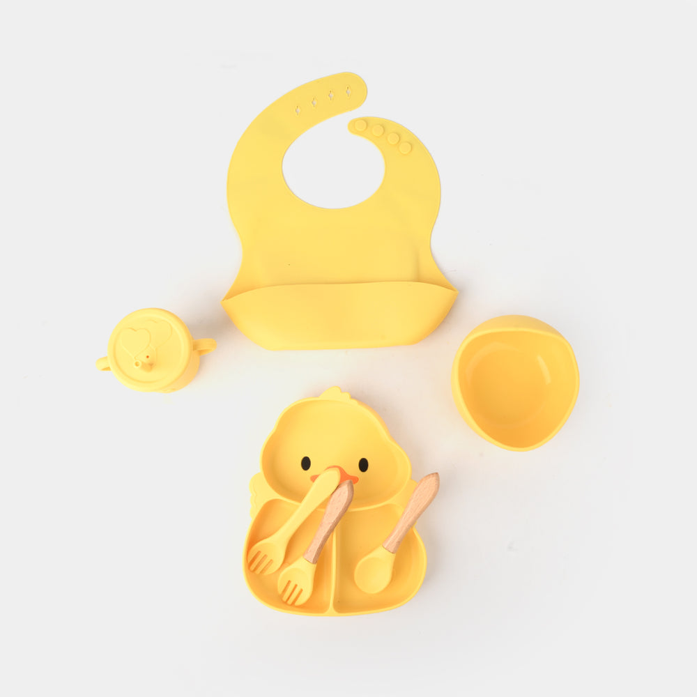Adorable Food Grade Silicone Baby Tableware Set 7Pcs Set | 1545