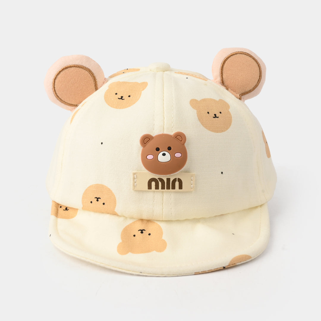 Baby Sun Protection Stylish Cap 3M+| White Bear 1550