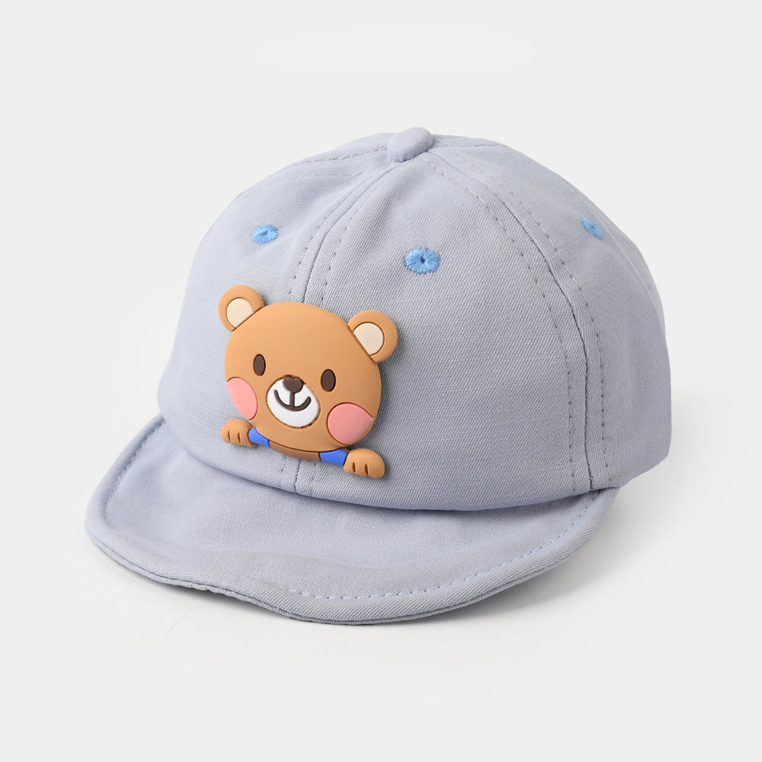 Baby Sun Protection Stylish Cap 3M+| Blue Small Bear 1550