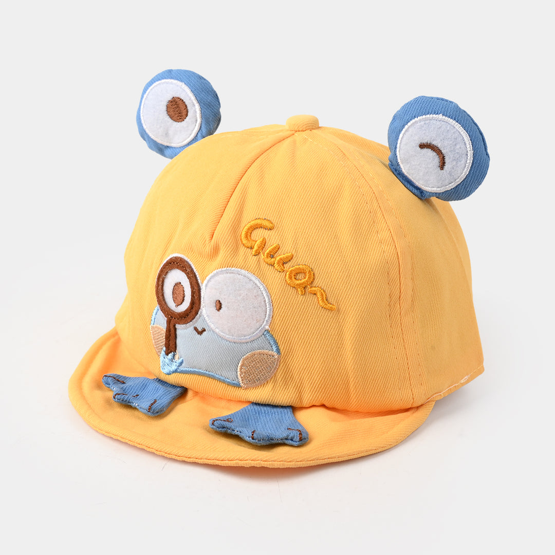 Baby Sun Protection Stylish Cap 3M+| Yellow Eye 1550