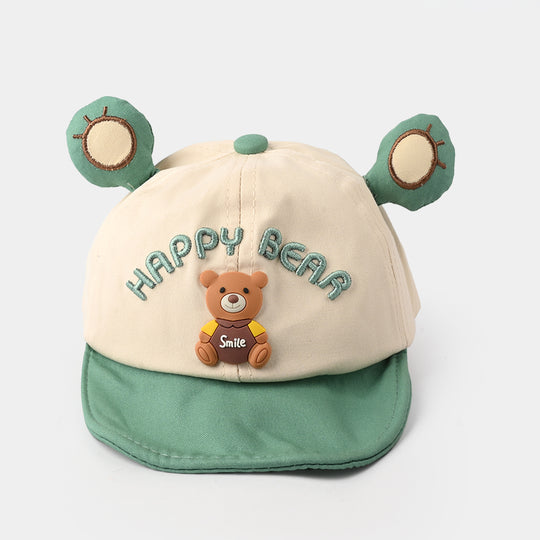 Baby Sun Protection Stylish Cap 3M+| Happy Green 1550
