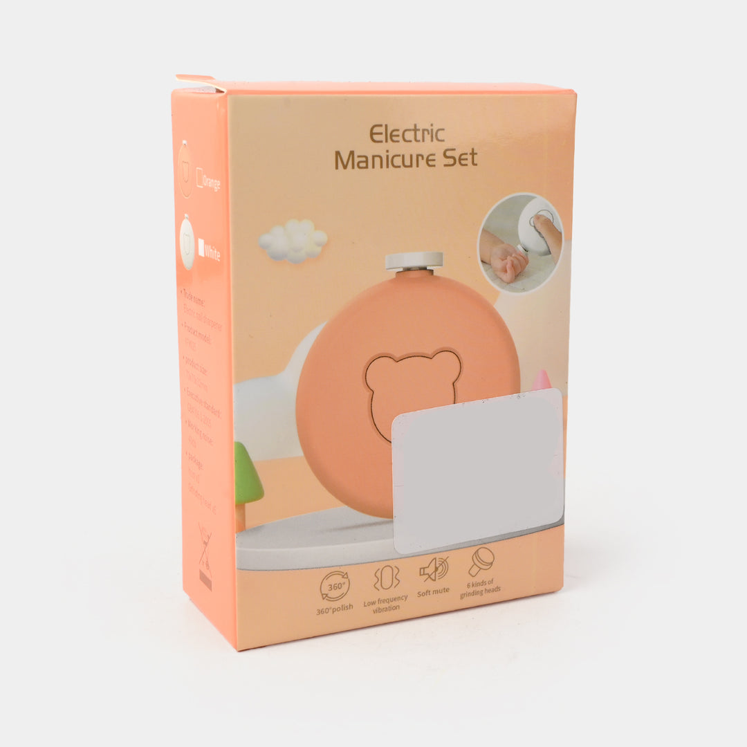 Electric Baby Nail Trimmer Polisher | White 2735