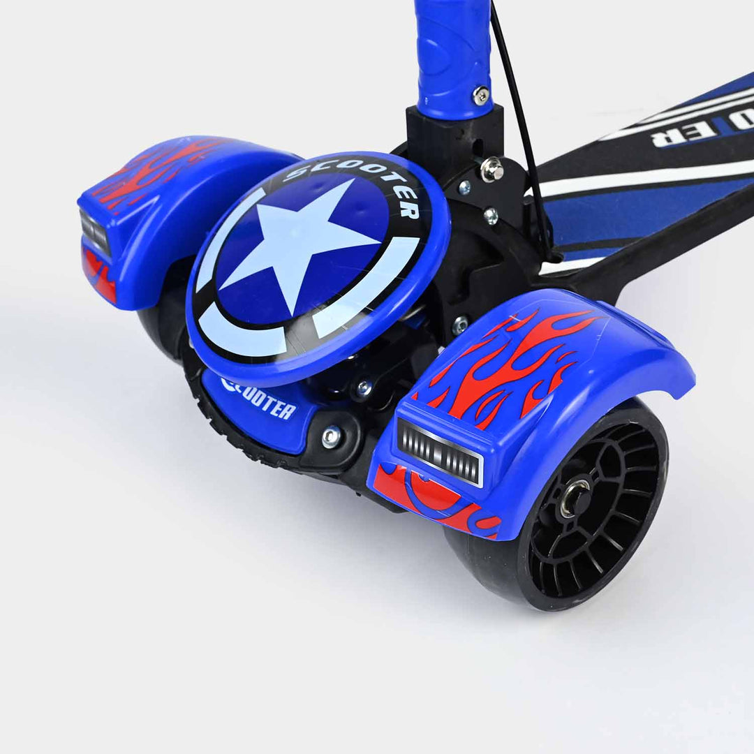 Kids Superhero Scooty with Light & Sound