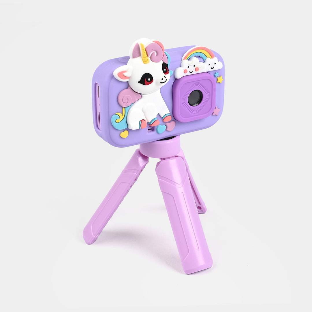 Tripod Camera with Character Silicone Cover