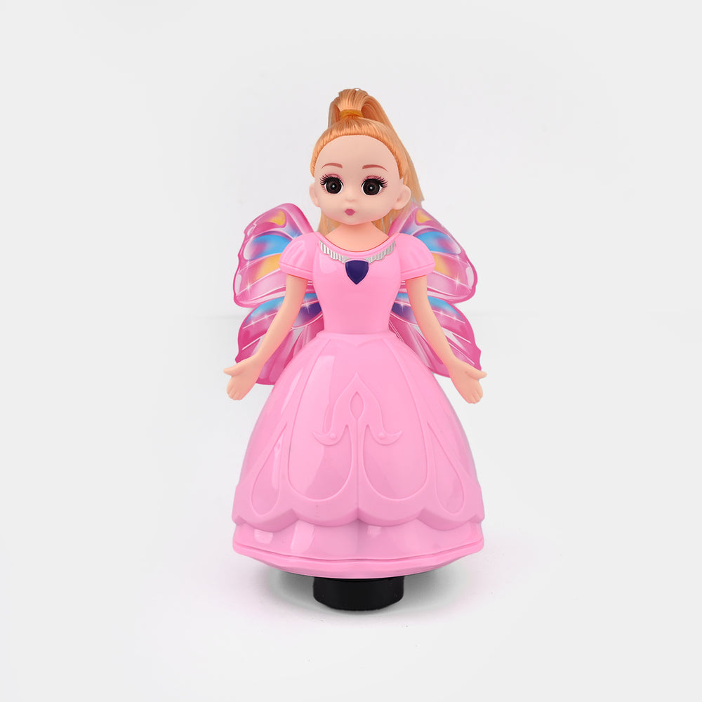 Rotating Doll Universal with Light & Music, Flapping Wings