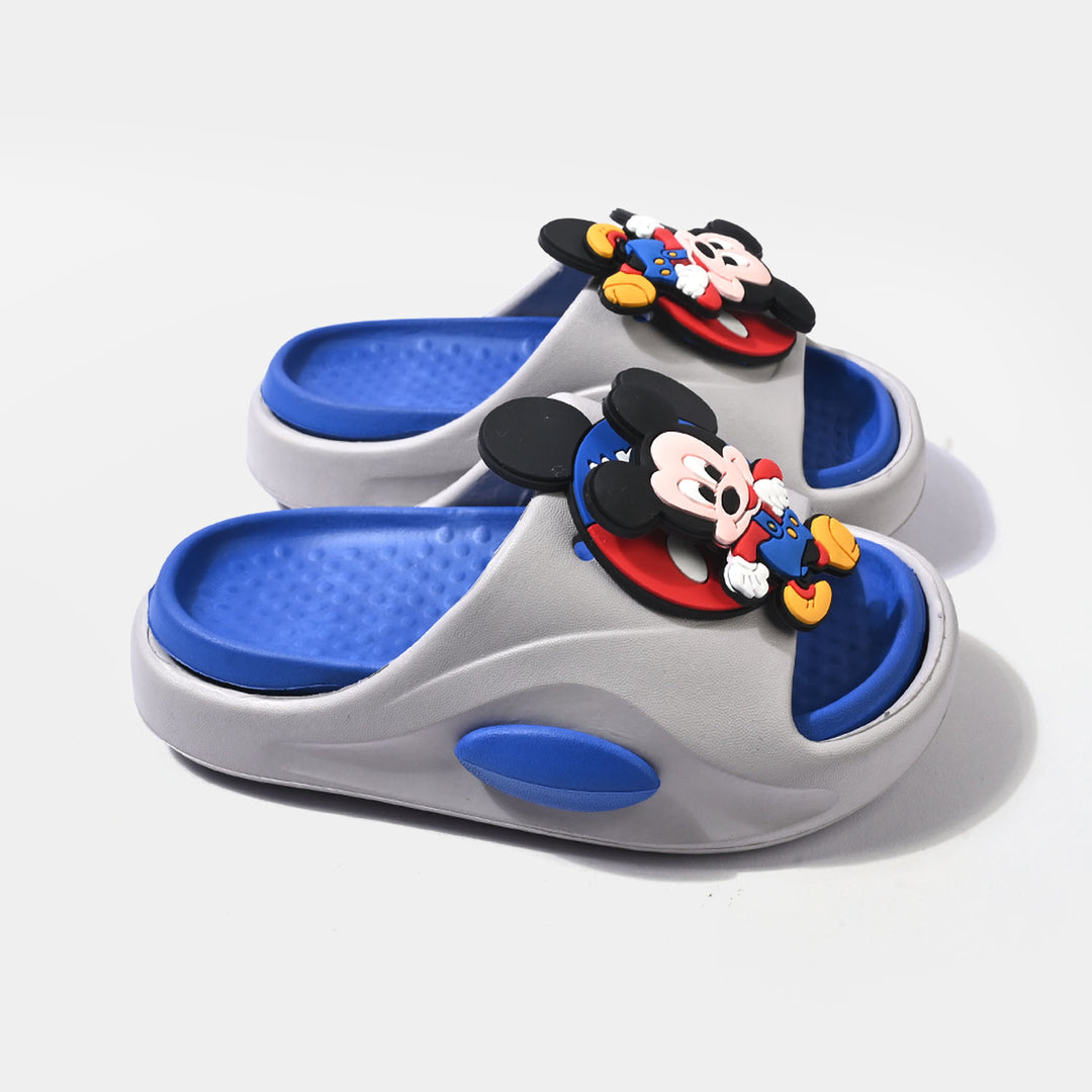 Boys Slipper 013-Q38-GREY