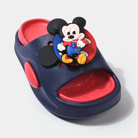Boys Slipper 013-Q38-NAVY