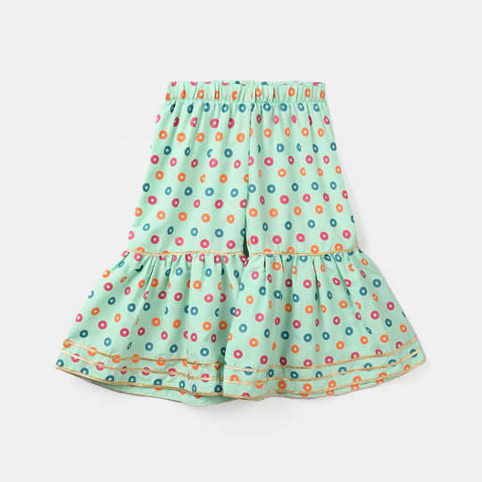 Infant Girls Raw Silk 2Pcs - Mint Green