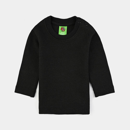 Infant Unisex Thermal Inner Wear Suit - Black