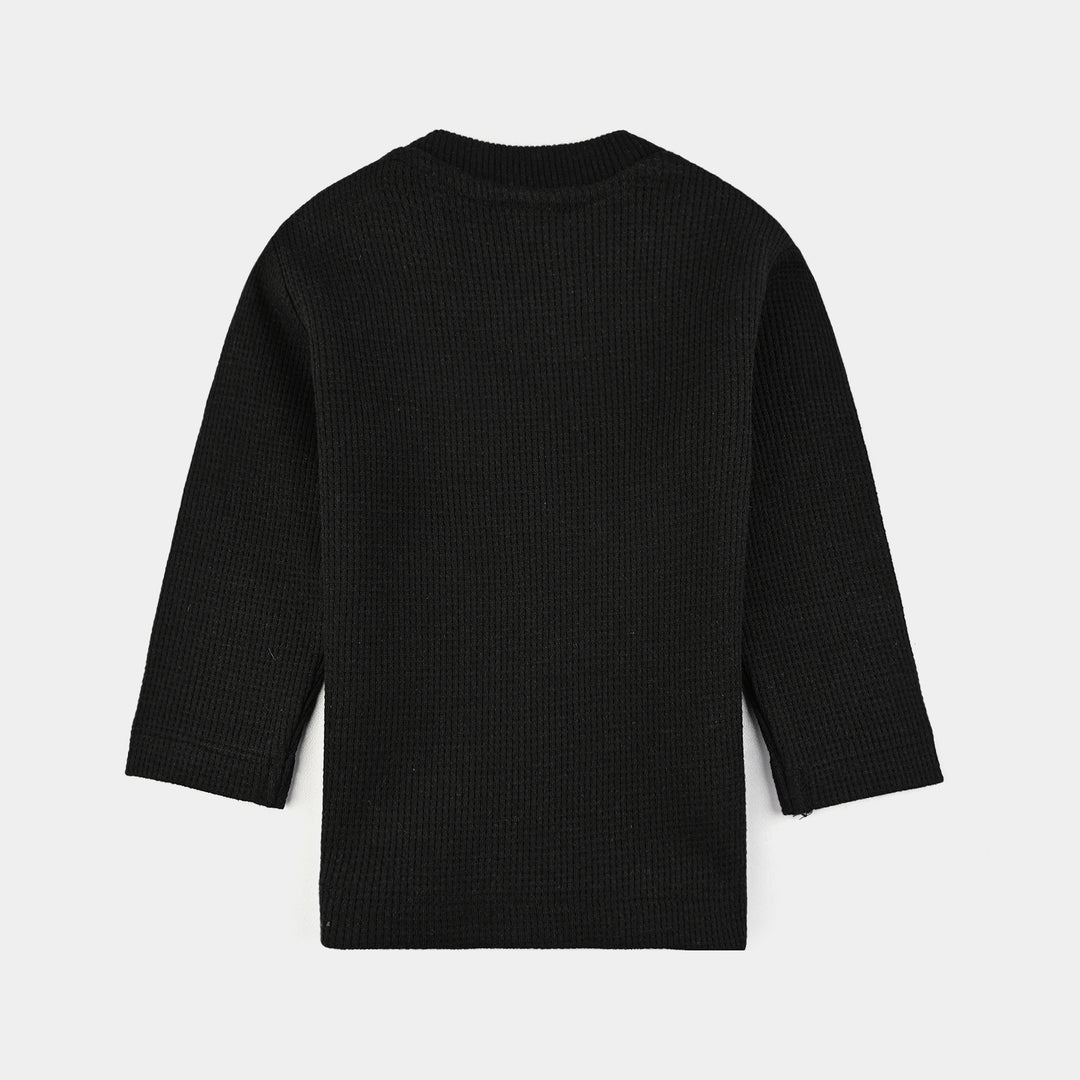 Infant Unisex Thermal Inner Wear Suit - Black