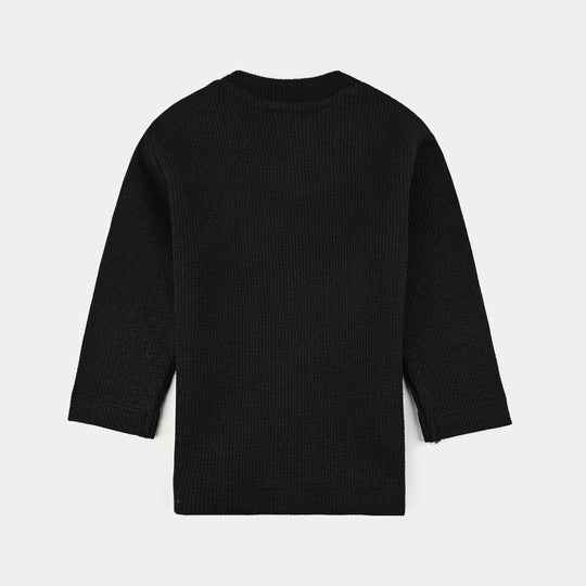 Infant Unisex Thermal Inner Wear Suit - Black