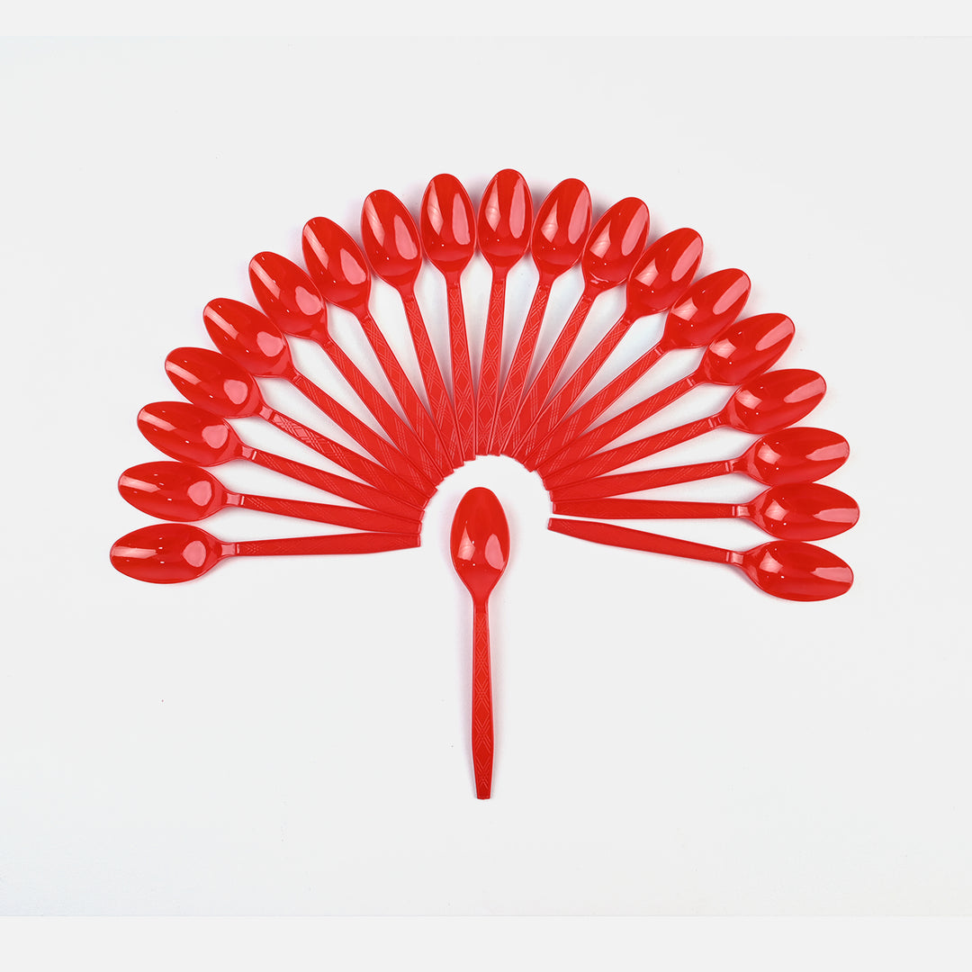 Disposable Plastic Spoons | 20Pcs