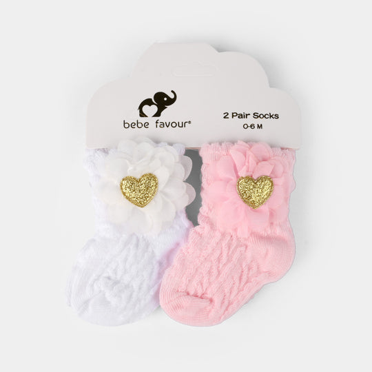BABY 2 PAIR SOCKS | 3M+