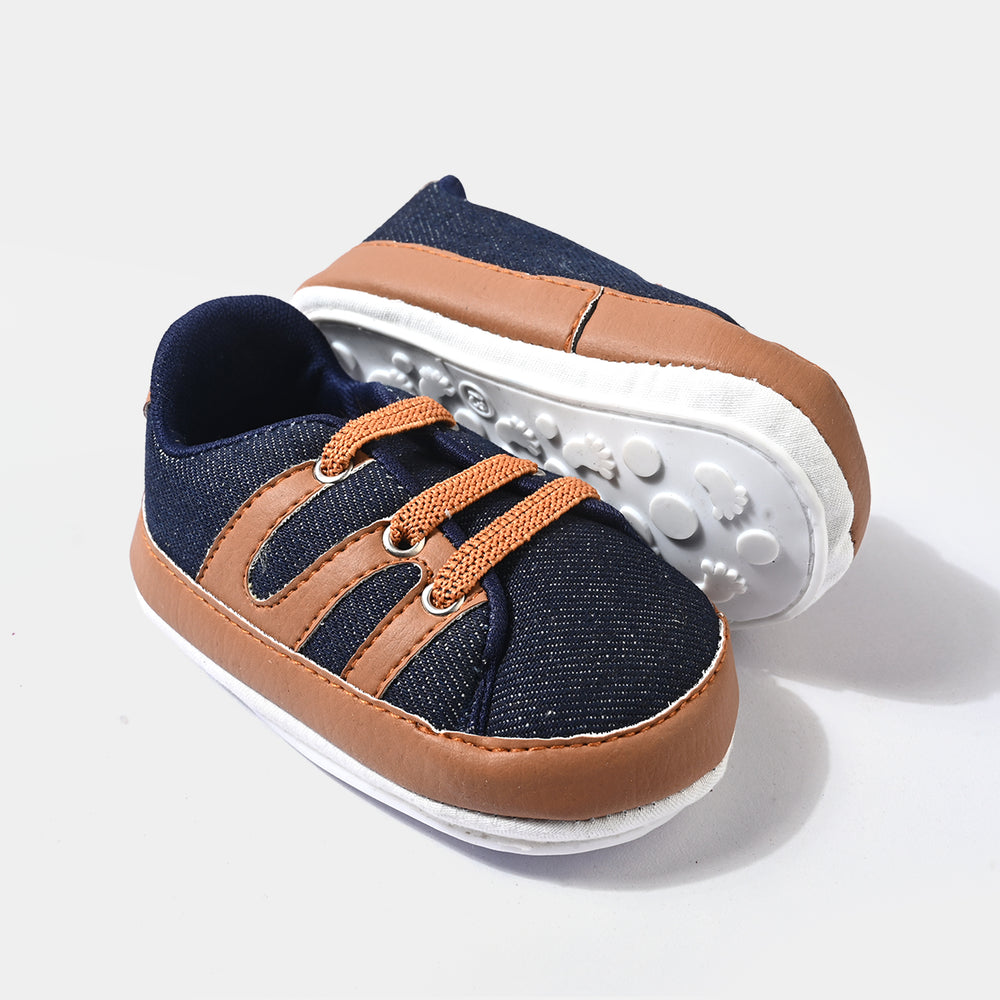 Infant Boys Shoes 222-25-Brown/Blue