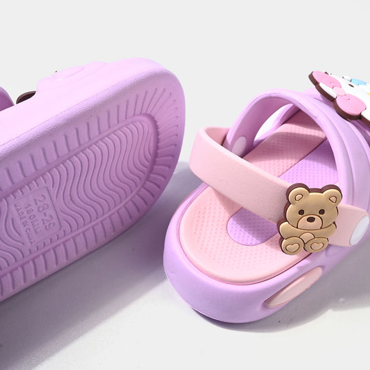 Girls Clogs 008-Y48-Purple