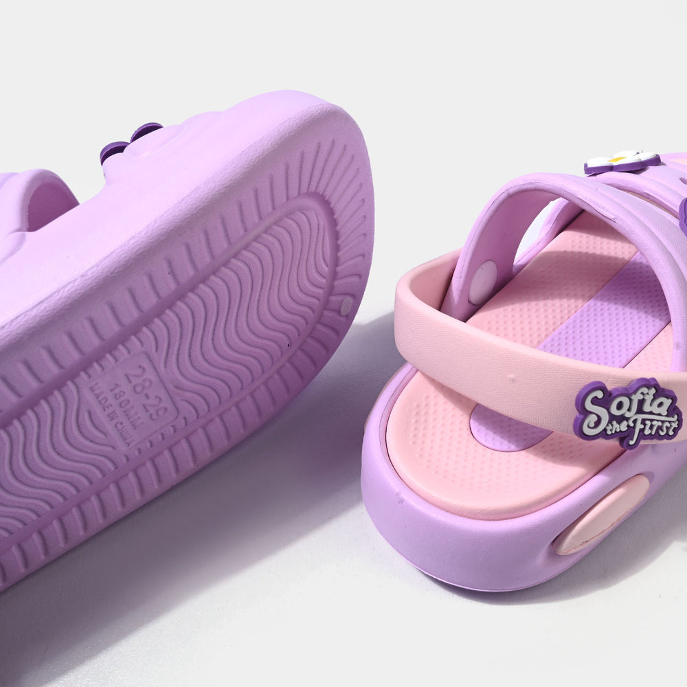 Girls Clogs 008-Y49-Purple
