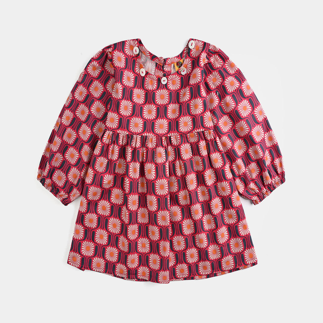 Girls Cotton Co-Ord Set - Pink