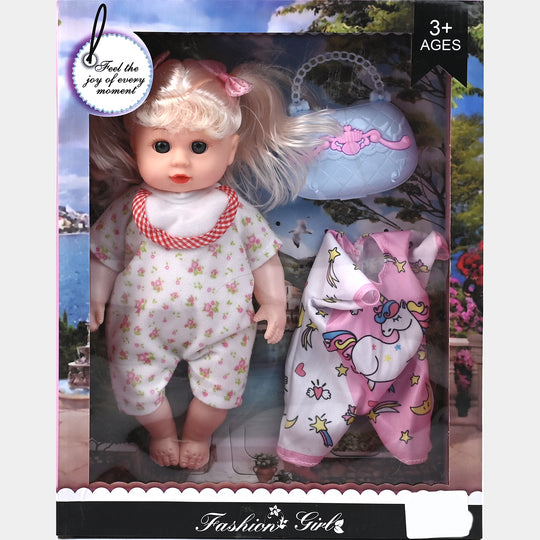 Cute Doll Set with Playful Accessories