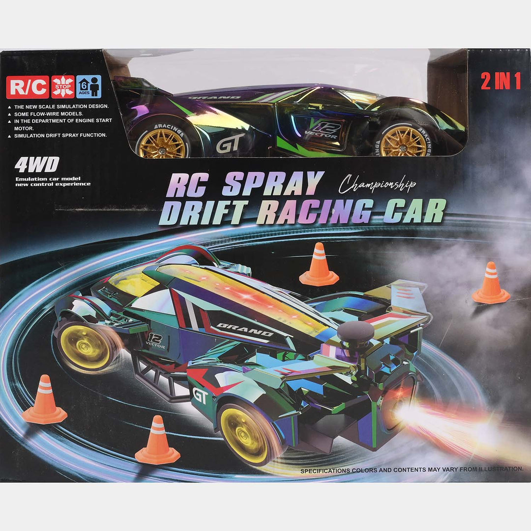 RC Spray Drift Racing Car