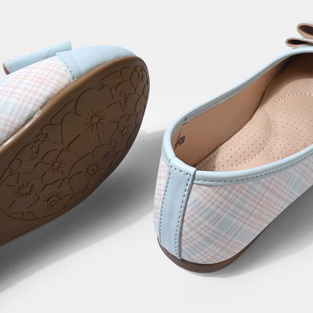 Girls Pumps 11-120-BLUE