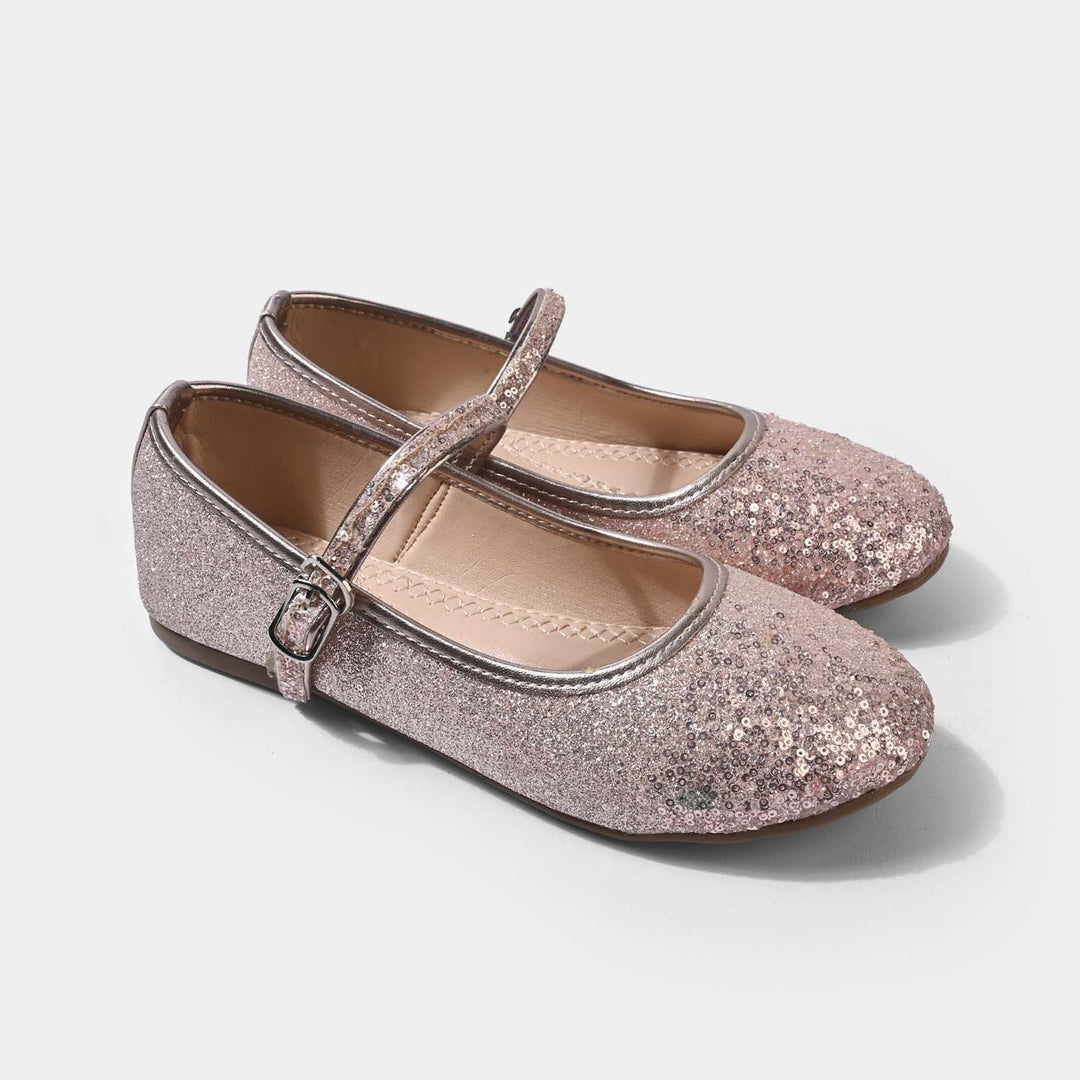 Girls Pumps 1348-CHAMPAGNE