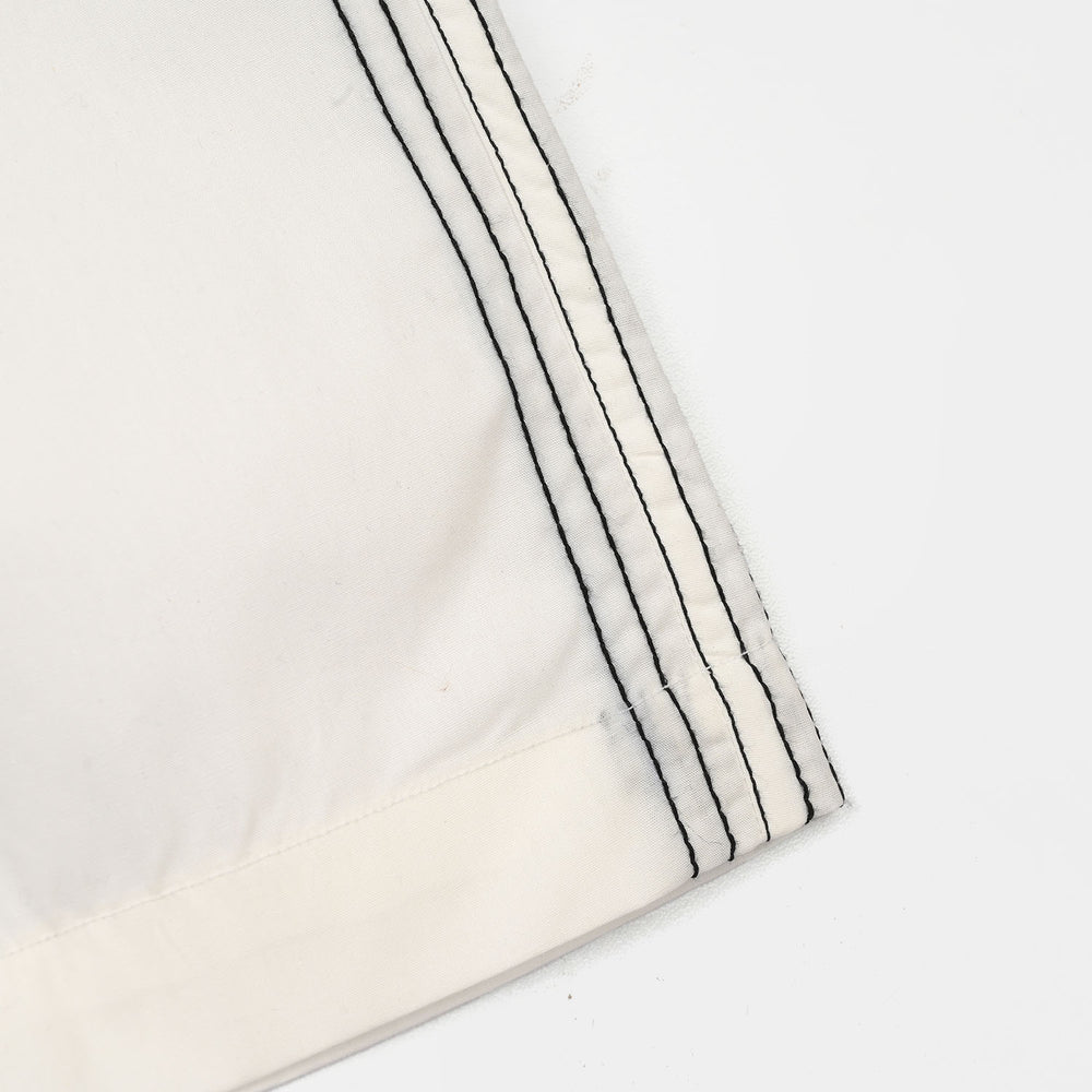 Infant Girls Cotton Pants Stitches - White
