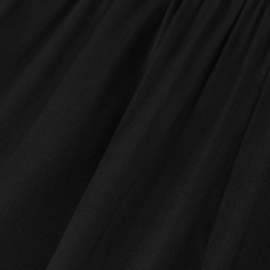 Girls Cotton Culottes (Laces) - Black