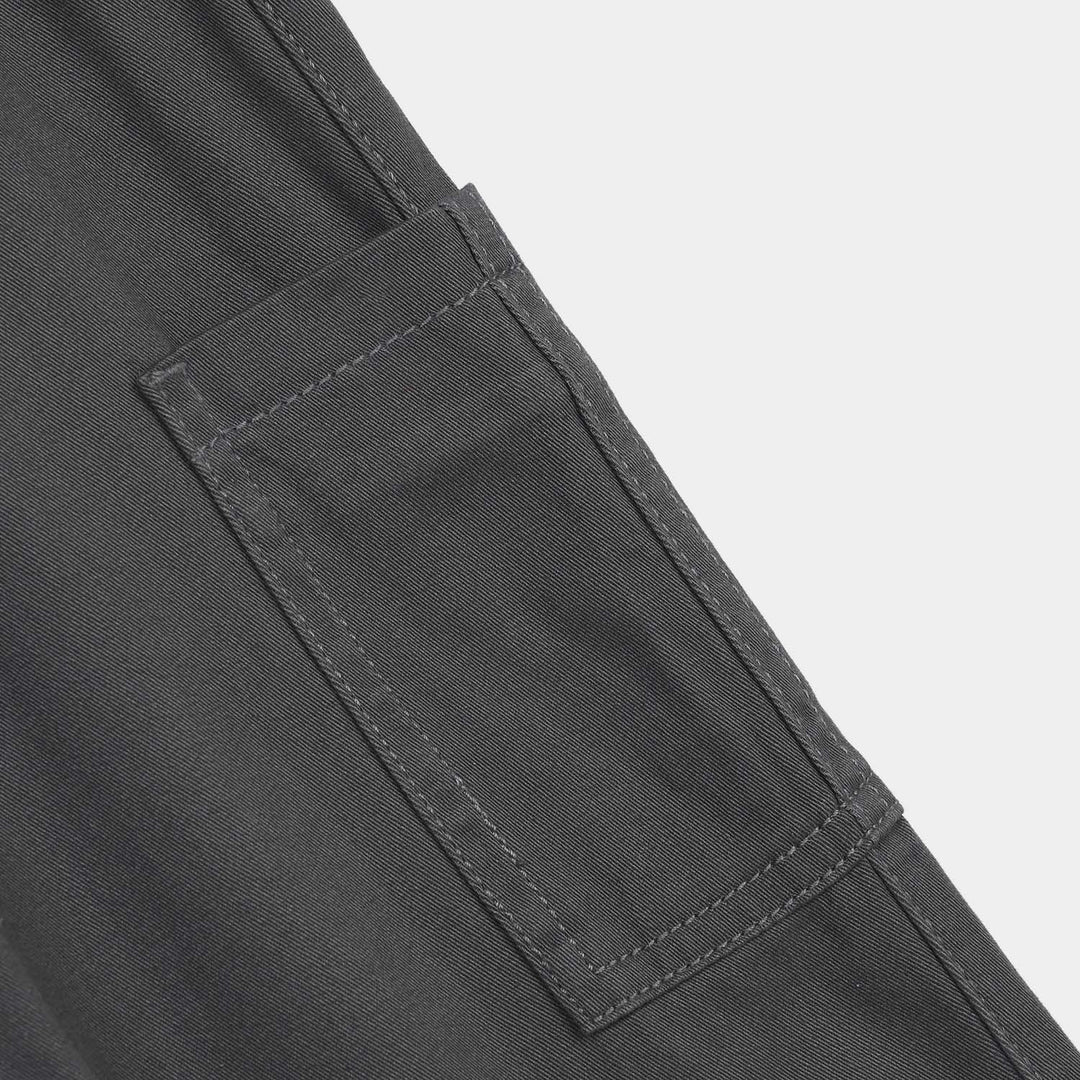 Boys Cotton Twill Pant – Dark Grey