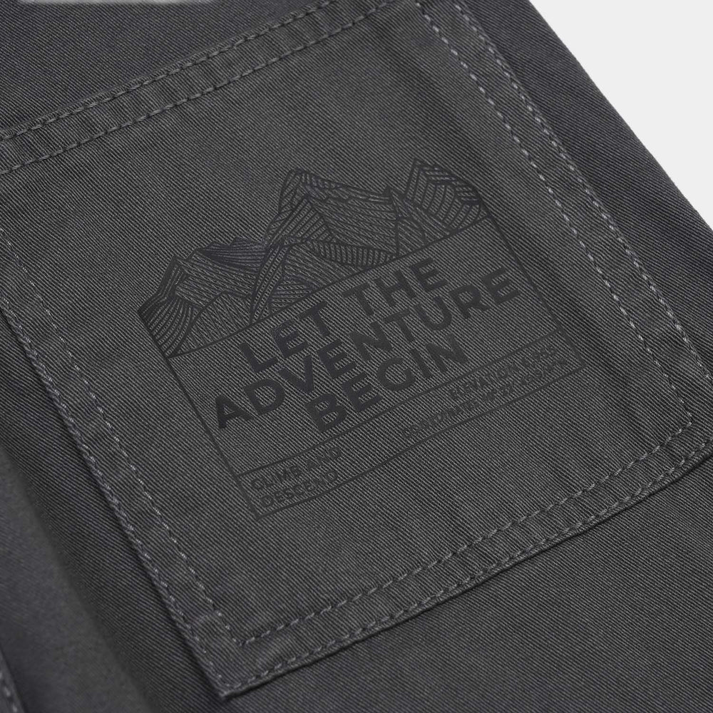 Boys Cotton Twill Pant – Dark Grey