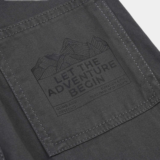 Boys Cotton Twill Pant – Dark Grey