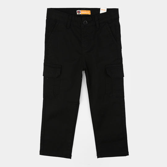 Boys Twill Pants Gauge - BLACK