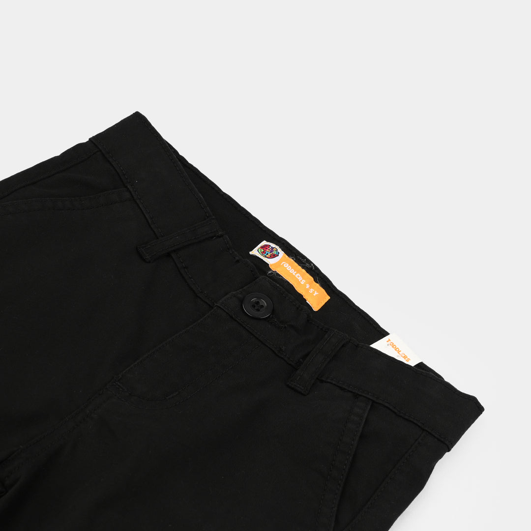 Boys Twill Pants Gauge - BLACK