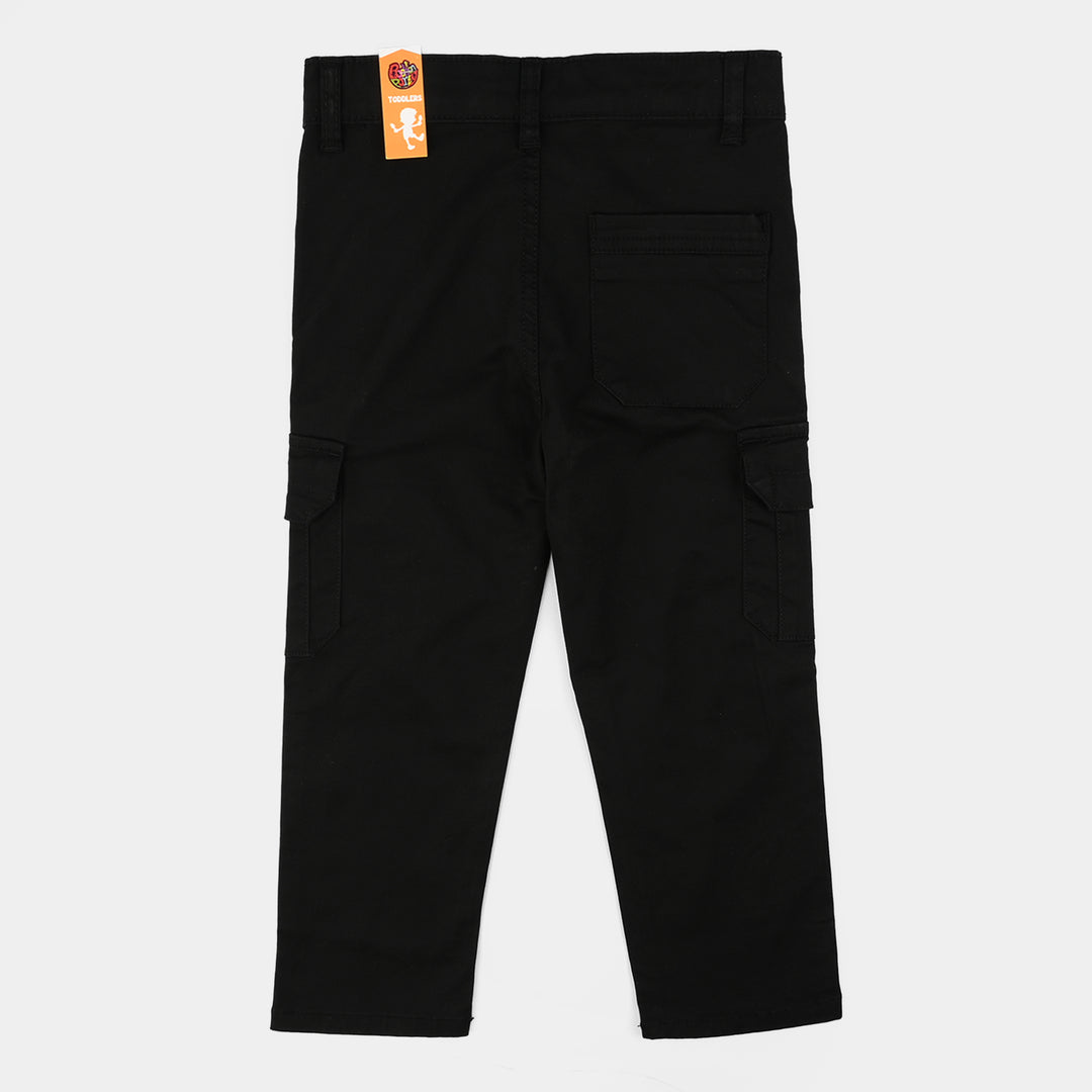 Boys Twill Pants Gauge - BLACK