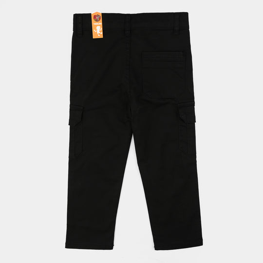 Boys Twill Pants Gauge - BLACK