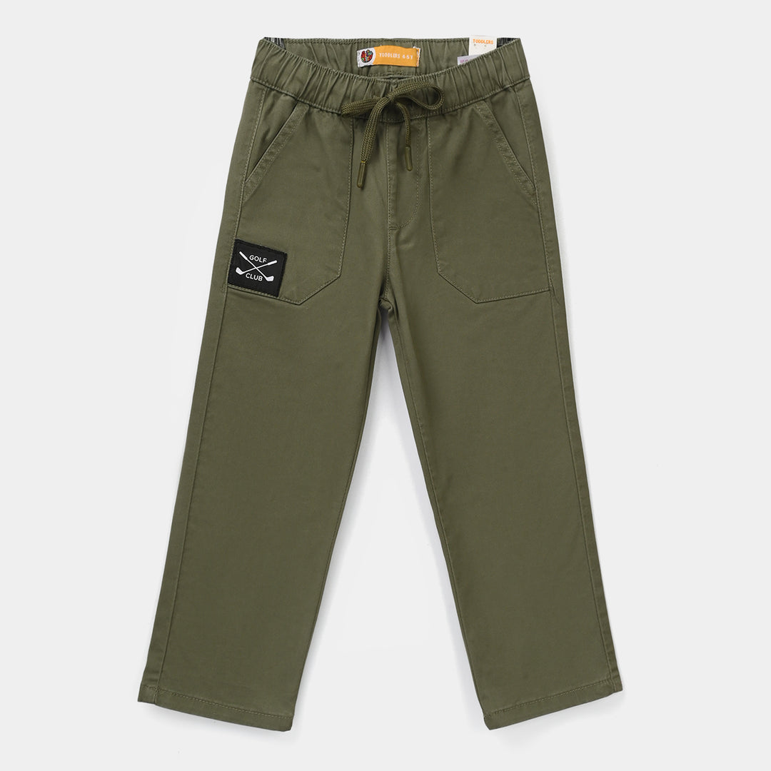 Boys Twill Pants Golf - Green