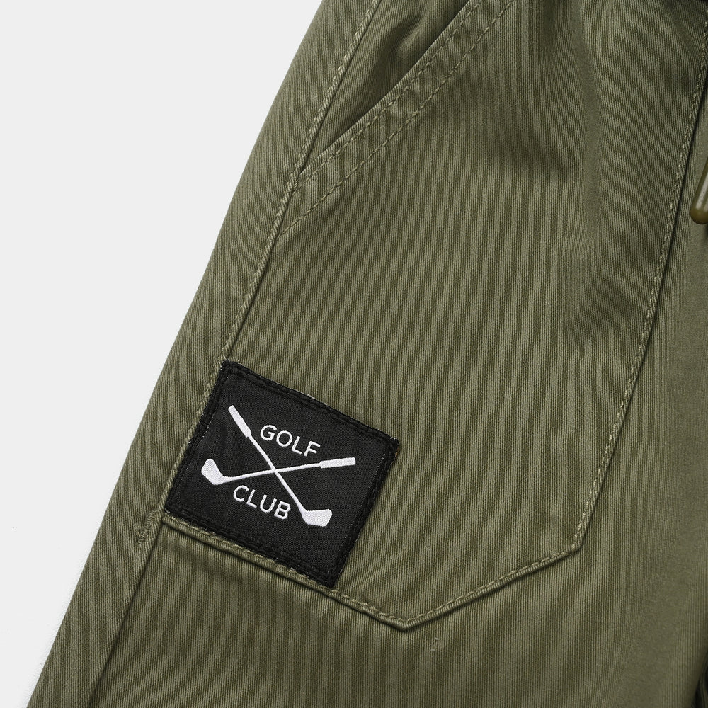 Boys Twill Pants Golf - Green