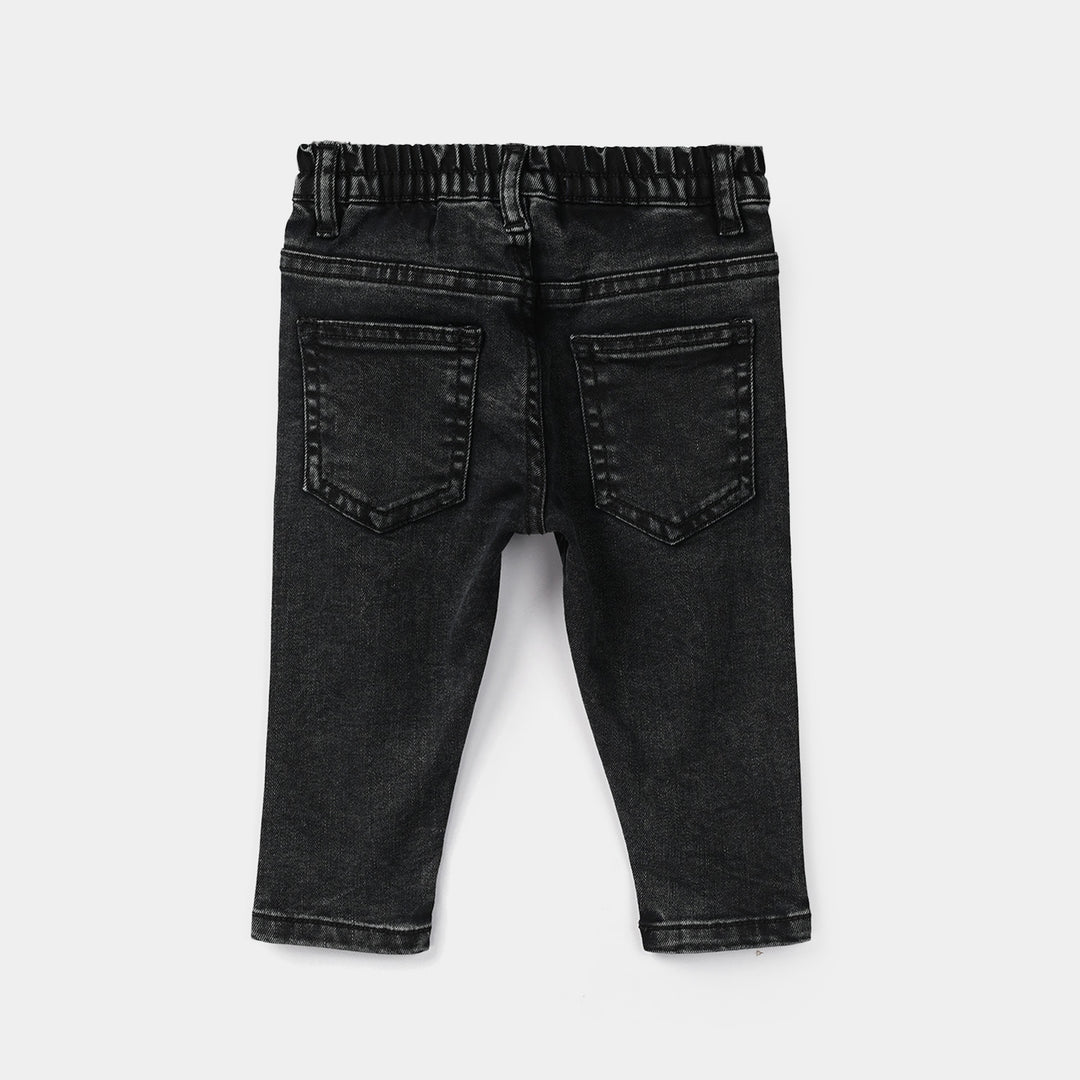 Infant Boys Denim Stretch Pant Little Dino – Black