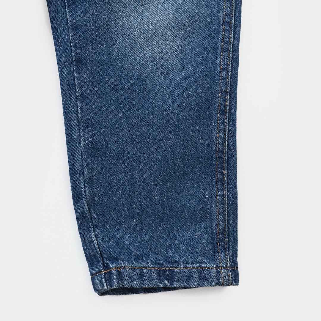 Boys Denim Stretch Pants (NYC SKATE) - Mid Blue