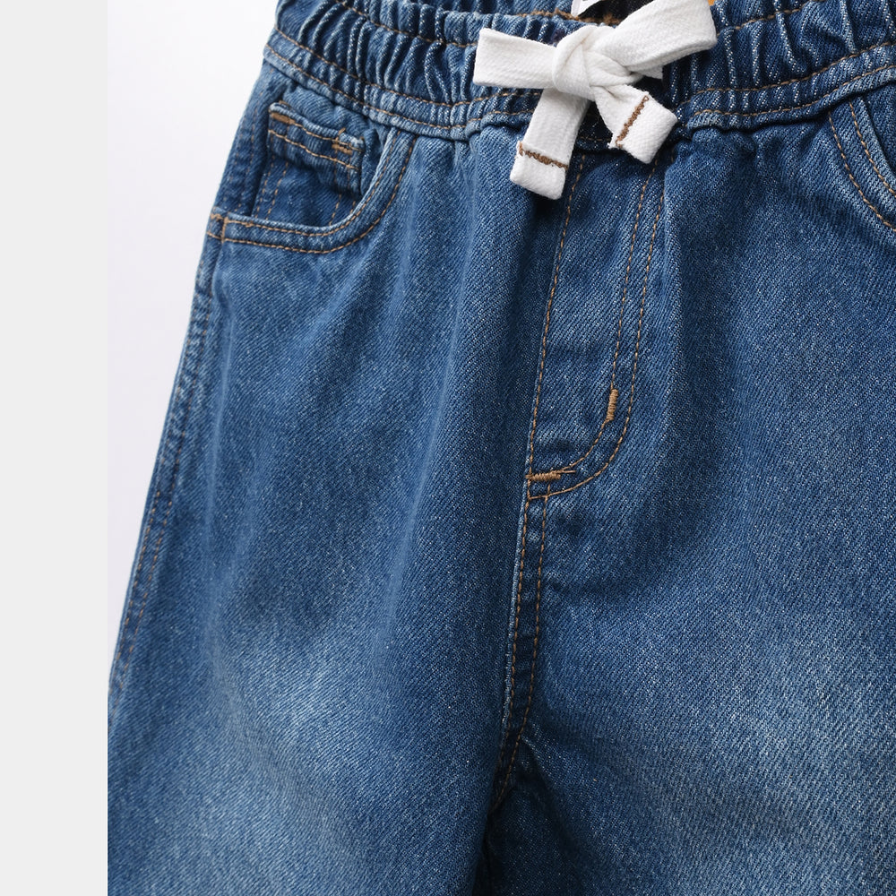 Boys Denim Stretch Pants (NYC SKATE) - Mid Blue