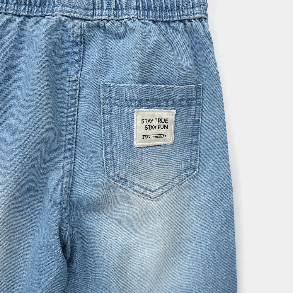 Boys Denim Stretch Pants (STAY TRUE) - Light Blue