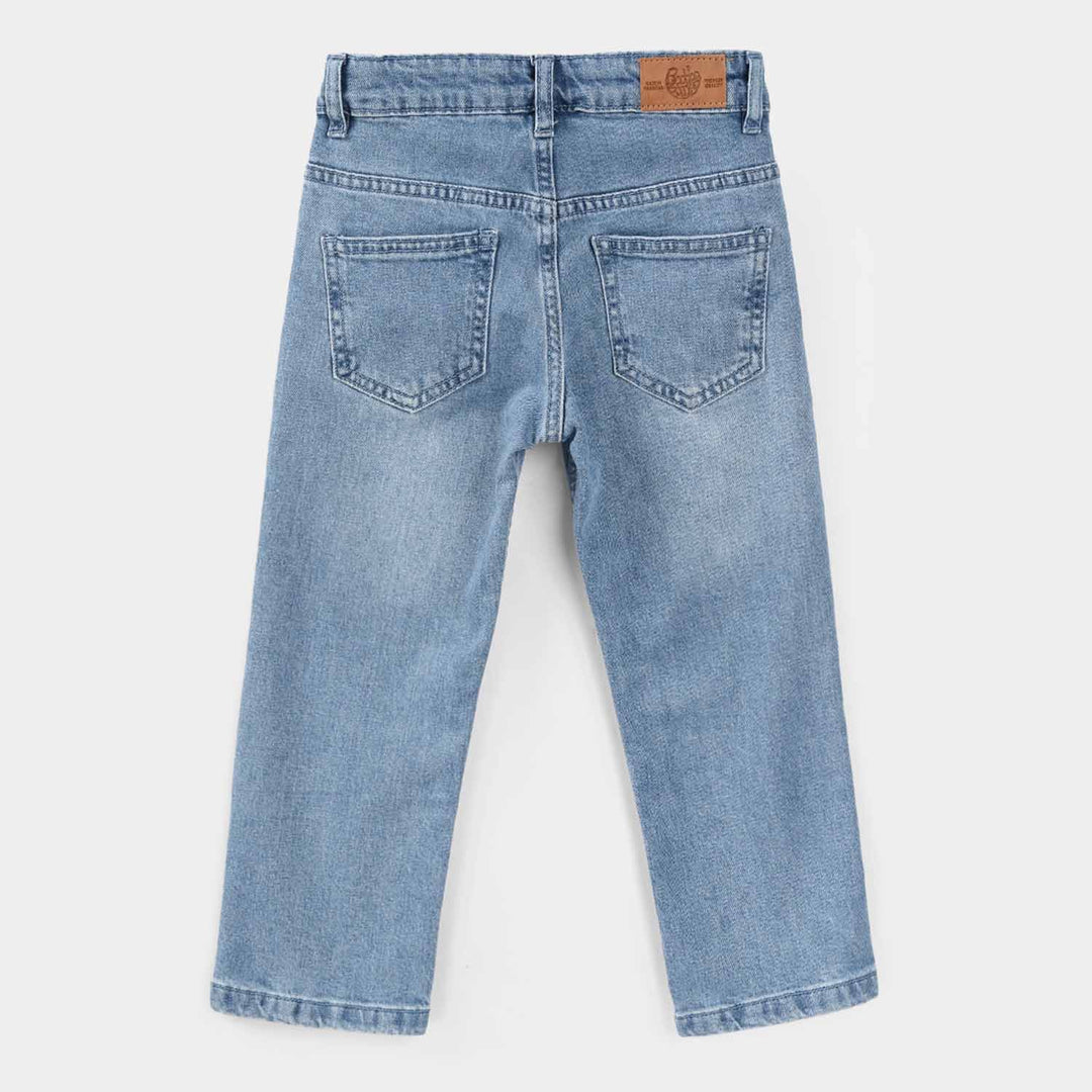 Boys Denim Stretch Pants (OCEAN & STUFF) - Light Blue