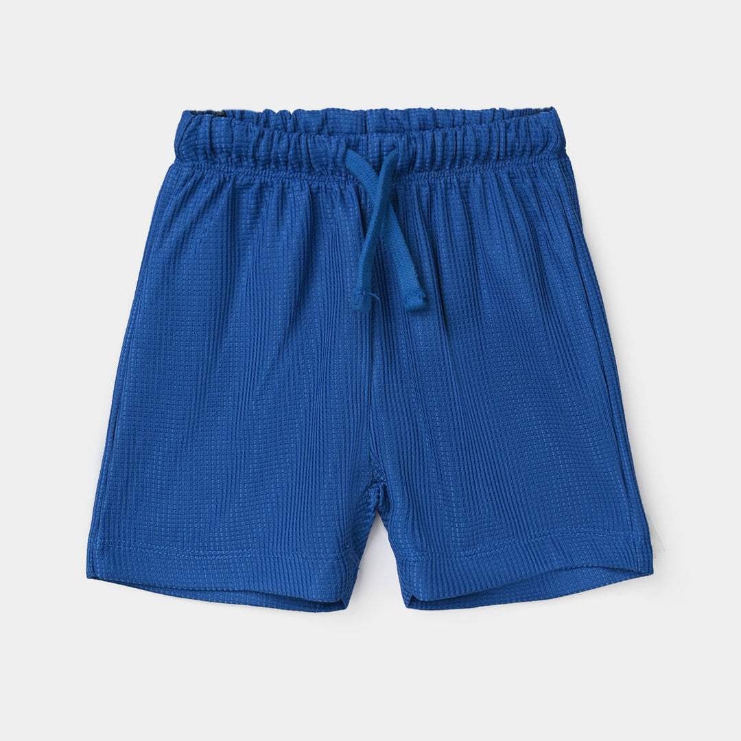 Infant Boys Poly Jersey Knitted Suit (CHAMPION) - Navy