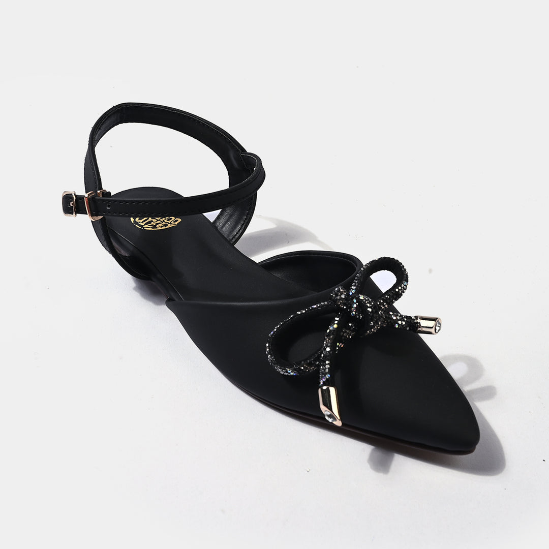 Girls Sling Back MS-01-BLACK