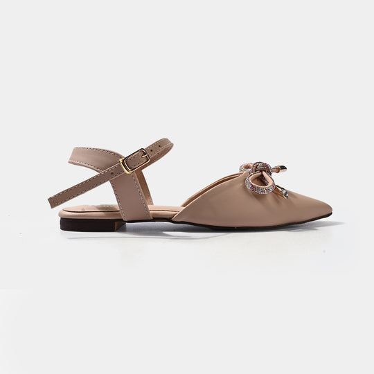Girls Sling Back MS-01-BEIGE