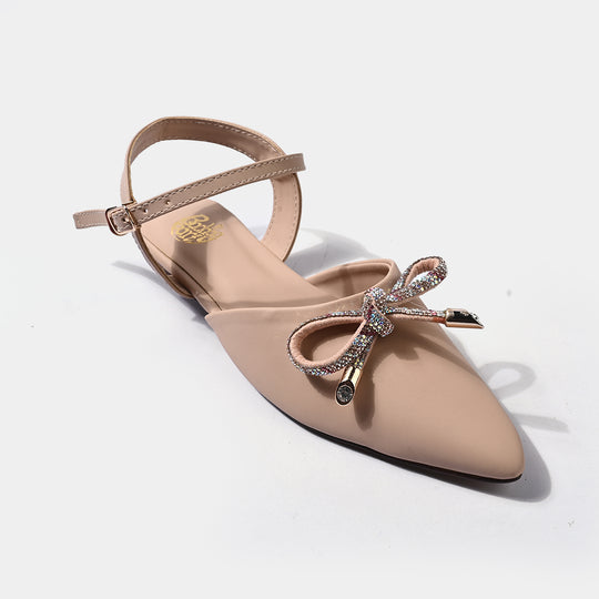 Girls Sling Back MS-01-BEIGE