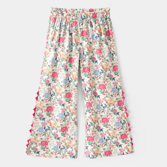 Girls Cotton Printed 2Pcs Floral - Multi